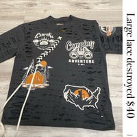 Large Camping lace destroyed