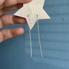 Double thread earring