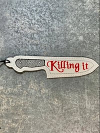 Image 2 of Bookmark - 'Killing It' Knife