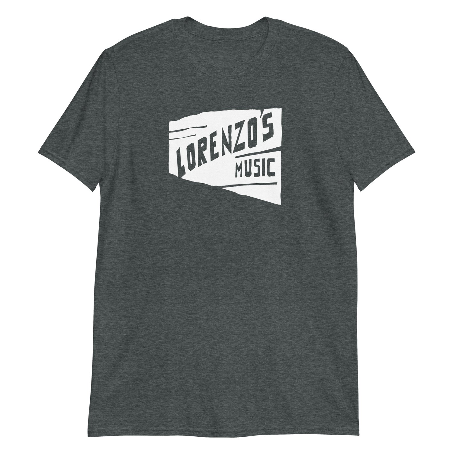 Image of Lorenzo's Music Shirt Heather Gray Short-Sleeve