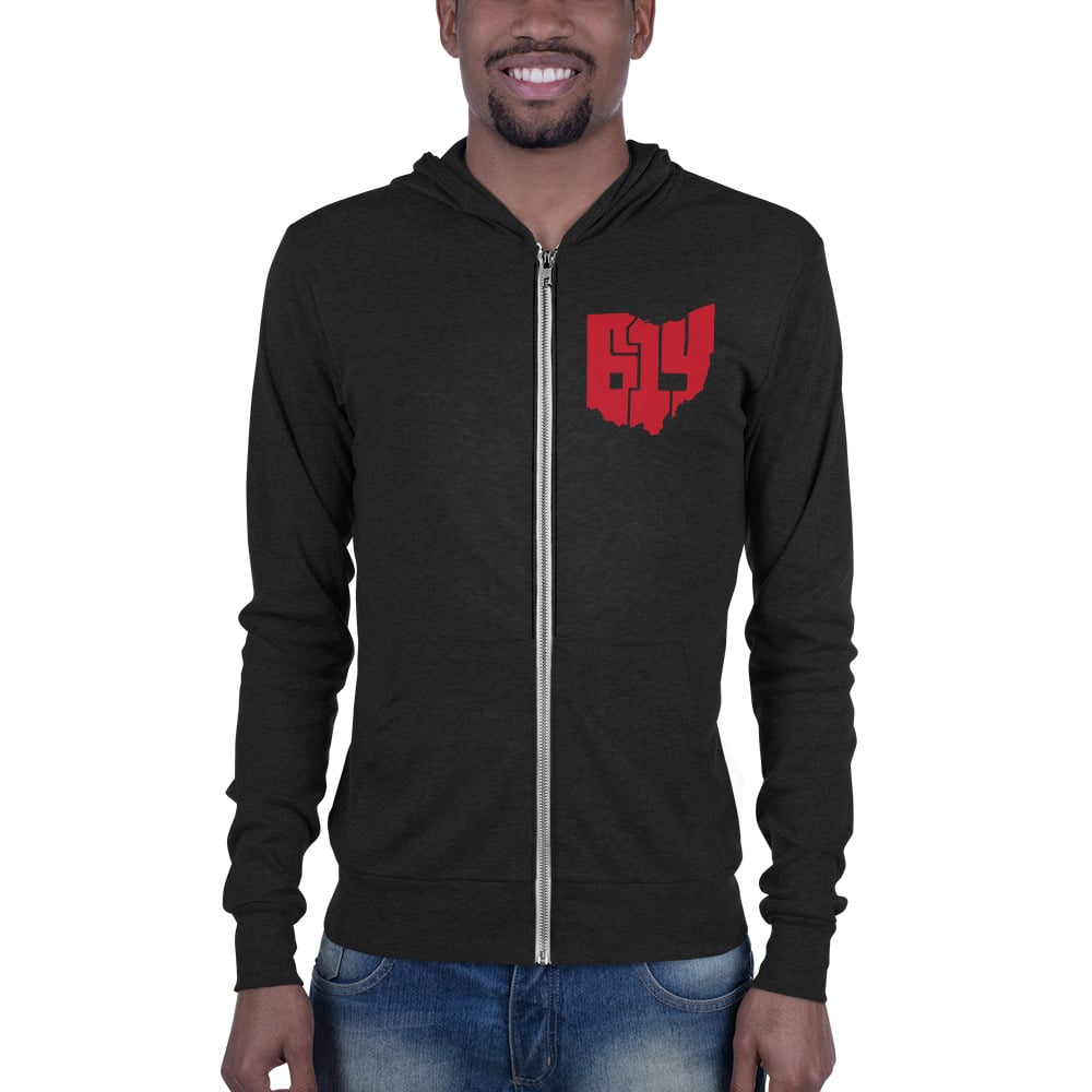Scarlet 614 Unisex zip hoodie