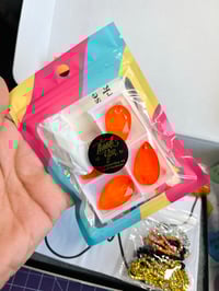 Image 2 of Neon Orange Beading Butterfly Kit 