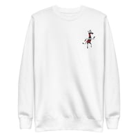 Image 2 of Fleece Crewneck - Red