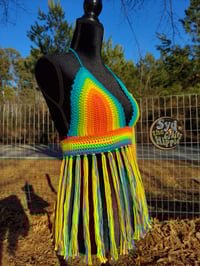 Image 4 of The Raining Rainbow Top | Made To Order | 8 sizes