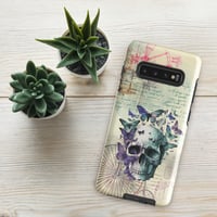 Image 8 of Colorful Human Skull and Butterflies Steampunk Style Tough case for Samsung®