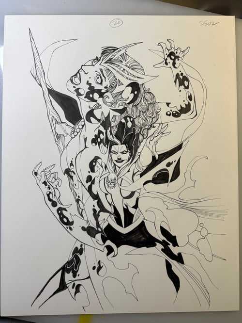 Image of SORCERER SUPREME #2 page20 original art