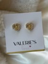 Virgencita Dainty Heart Earrings
