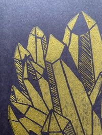 Image 3 of 'Clarity' Limited Gold Edition Blockprint