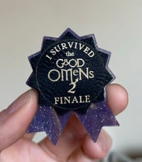 Image 2 of “I survived Good Omens 2” Pin