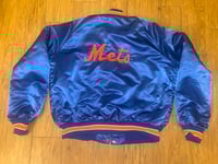 Image 2 of Vintage Mets Satin Bomber (XL)