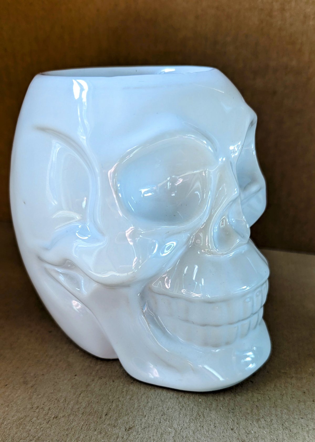 White Skull Wax Melter / Oil Burner 