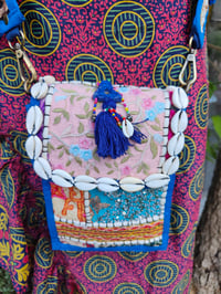 Image 9 of  Jaz min cross body bag and coin purse- Blue 2