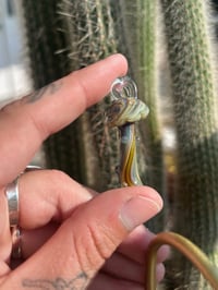 Image 3 of “UV trip sitter” mushroom pendant