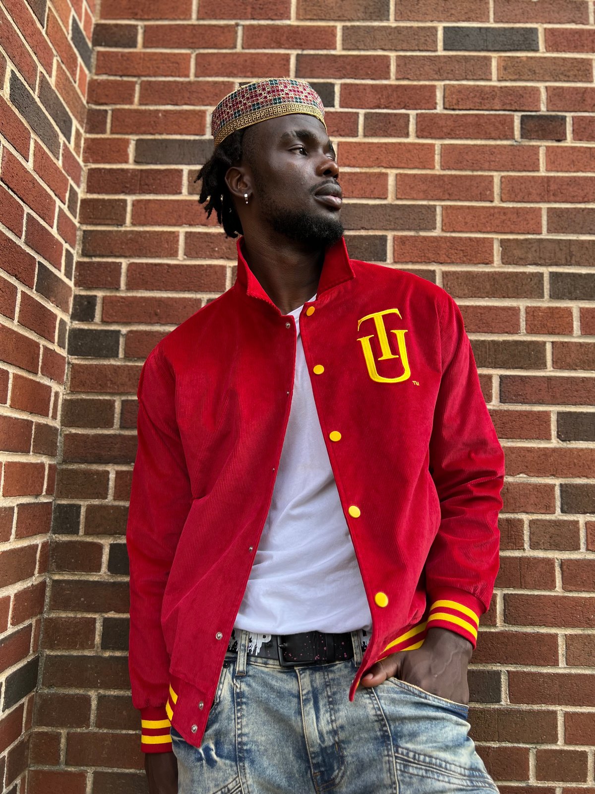 Corduroy Varsity Jacket