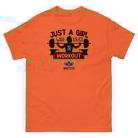 Image 19 of Just a Workout Girl Unisex T-Shirt