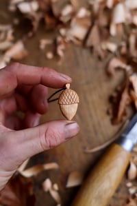 Image 2 of Acorn- Pendant  Necklace 