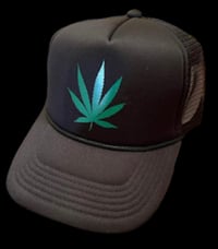 Weed trucker hat