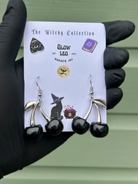 Black Cherry Earrings