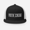 Yota Crew TXT Logo Flat Bill Trucker Cap