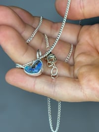 Image 3 of Opal heart Necklace 