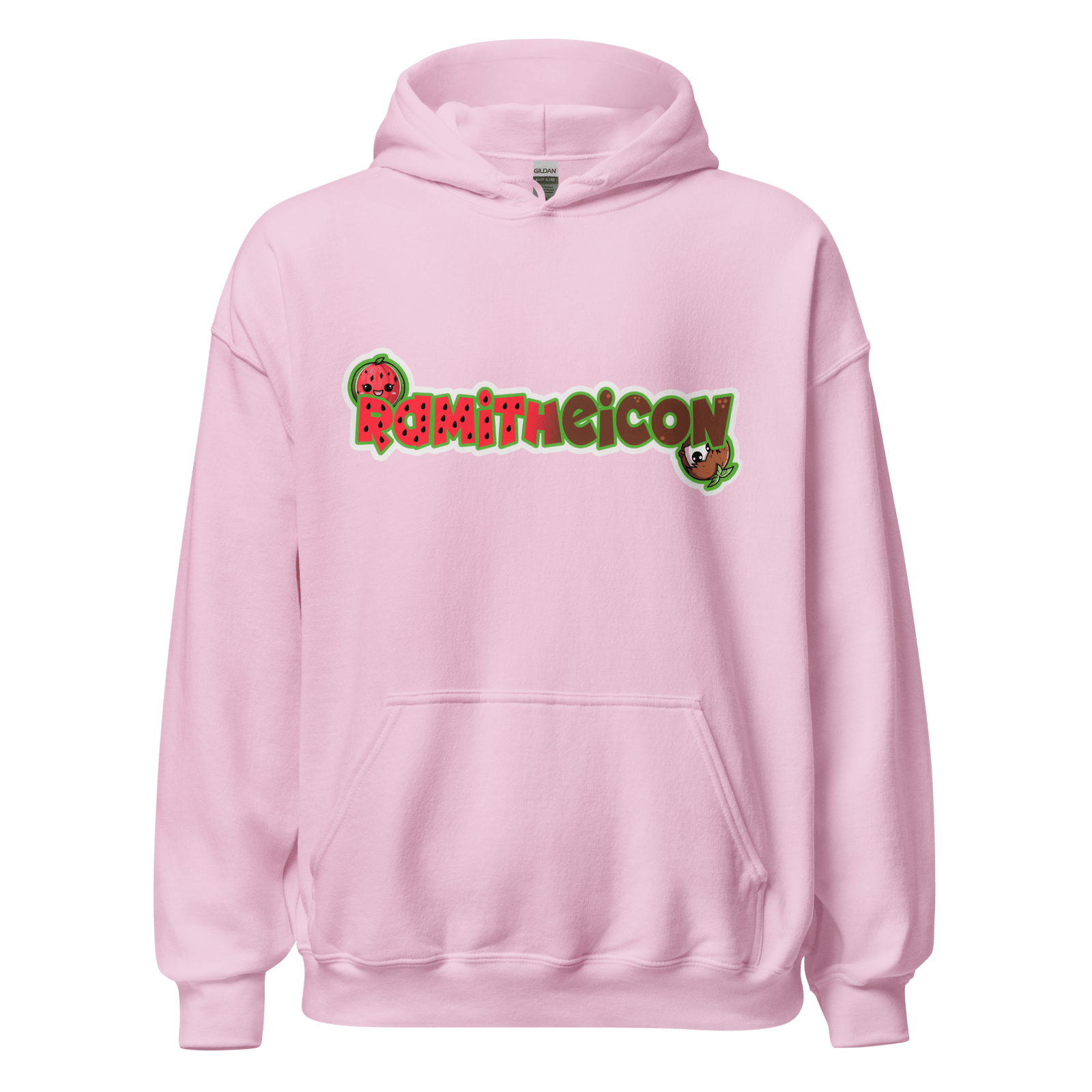 Watermelon & Coconut Hoodie (Pink) | Rami The Icon
