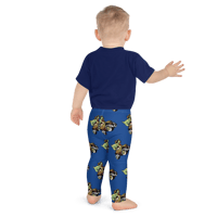 Image 2 of Boy Kid's Leggings (Dino on car)