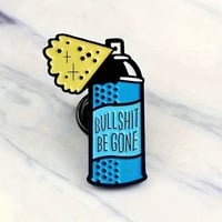 Image 2 of Bullsh*t Repellent Enamel Pin