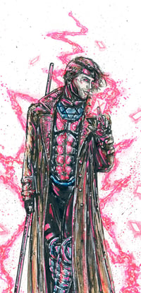 Image 3 of Gambit 11x14 X-Men Signed Print