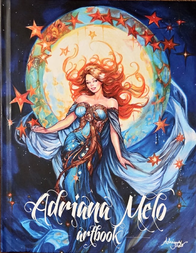 Art of Adriana Melo volume 1 with remark