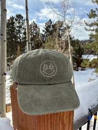 Image 1 of Trees Smiley Face Dad Hat