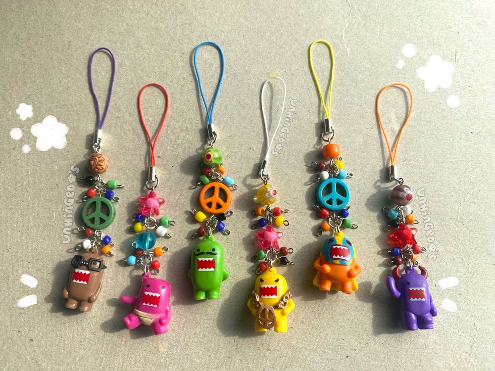 Image of Domo Charms ° ☮︎‧˖°
