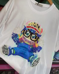 Image 3 of Camiseta bordada a man. ARALE. Varias tallas. Feita por encarga!