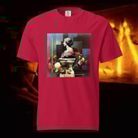 Image 5 of Unisex garment-dyed heavyweight t-shirt "The Carbon Orchestra" LP Front Cover Artwork