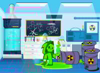 Image 2 of LAB ACCIDENT PRINT  🧪💥