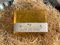 Image 1 of Clove And Honey Honeybee Glycerin Body Bar