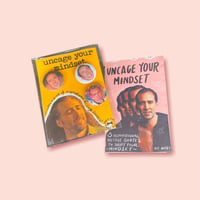 Image 1 of Uncage Your Mindset Zine + Button Pack