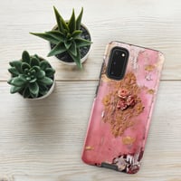 Image 9 of Pastel Pink Tattered Texture Rose Gold Goth Lolita Kawaii Inspired Tough case for Samsung®