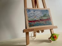 Image 2 of Oil Miniature on Wood Panel