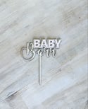 3D Painted Wooden Cake Topper