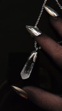 Image 4 of Fox tooth quartz amulet 