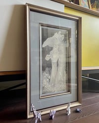 Image 2 of “Coming through the treetops”, Framed Litho Print