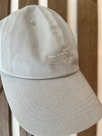 Image 2 of HANDSHAKE HAT PASTEL BLUE