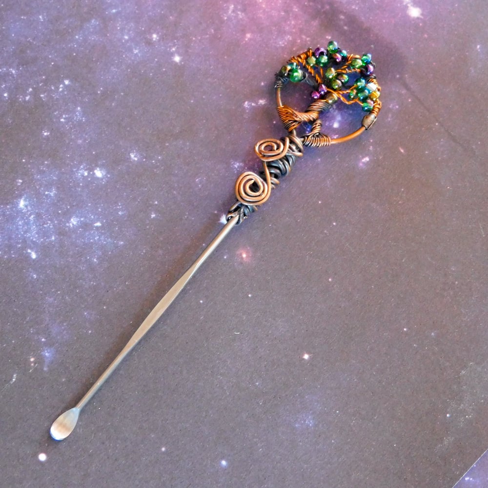 Image of Tree of life dab spoon