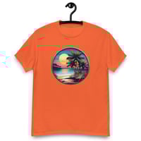 Image 13 of Unisex classic tee, Tropical Beach Sunset tee
