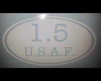 Image 2 of Oval vinyl decals