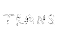Trans Alphabet A4 Print