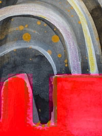 Image 3 of Bowie Cat Original Painting 