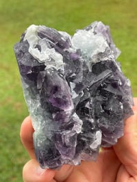 Image 15 of Purple Polyhedral Pyramid & Cubic Fluorite Specimen #2044
