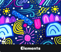 Image 3 of Abstract Scrub Hats