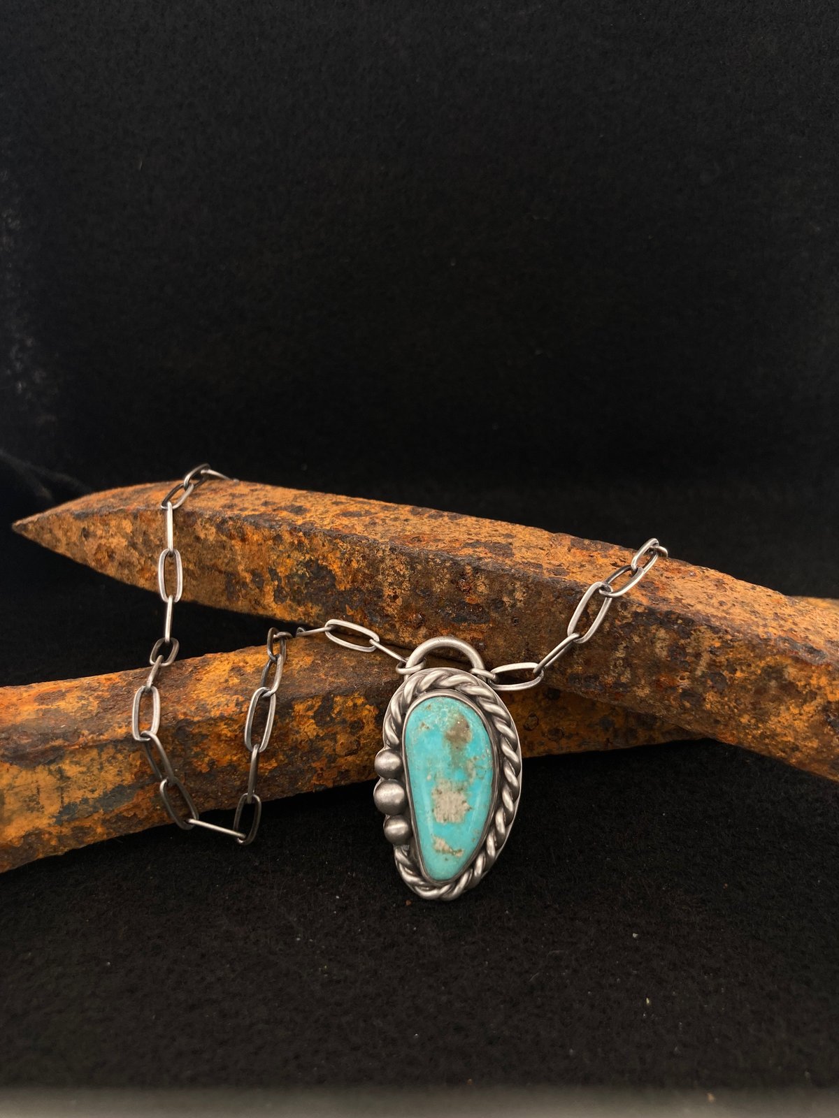 Blue Gem Turquoise Necklace 2